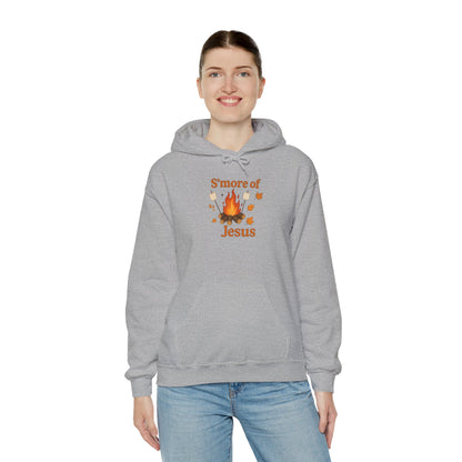 Cozy Christian Hoodie, S'more of Jesus Sweatshirt, Perfect for Bonfires, Faith-Based Gift, Unisex Comfort Apparel