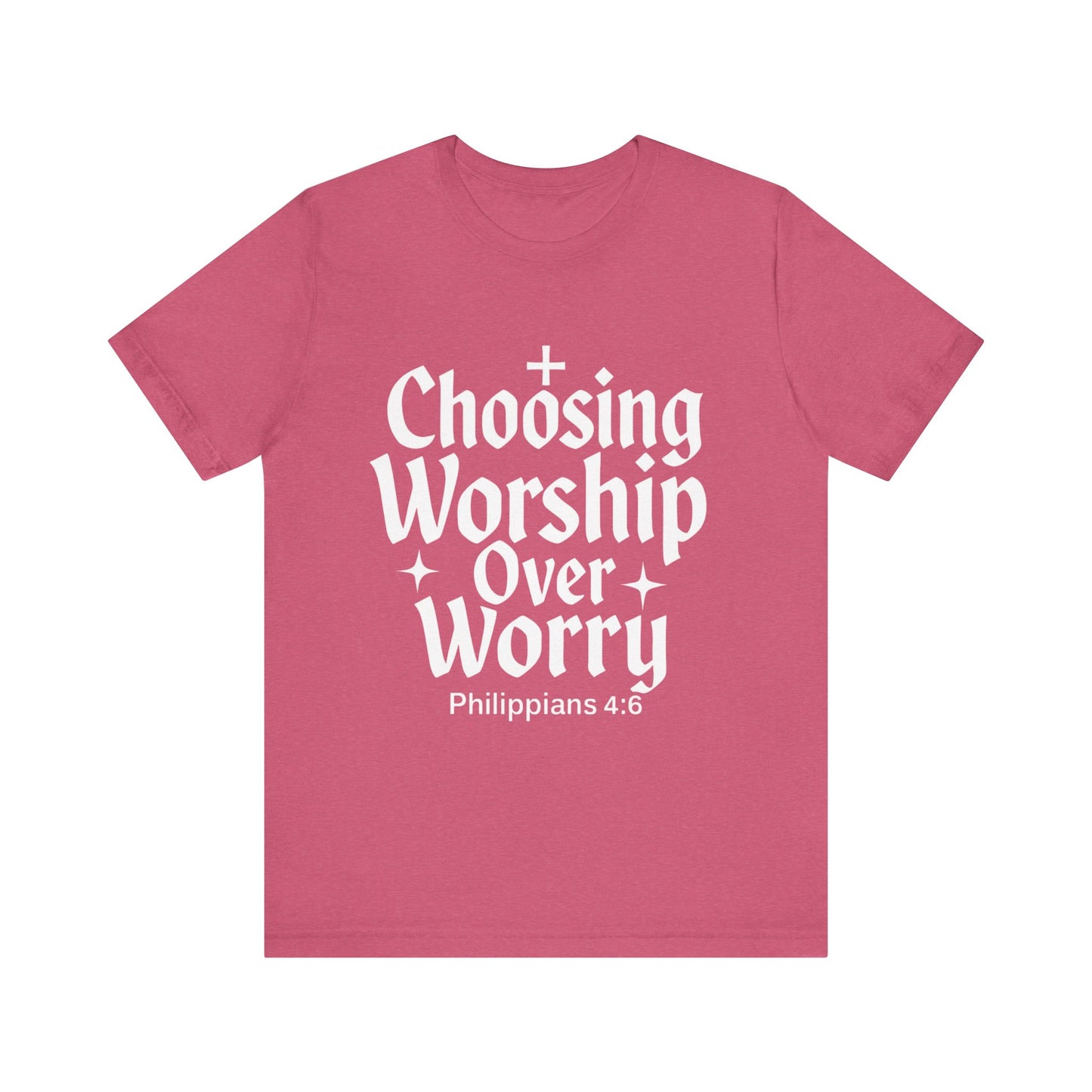 Faith-Inspired Unisex Tee: Choosing Worship Over Worry, Christian Apparel, Inspirational Gift, Spiritual T-Shirt, Everyday Wear, Gift [...]