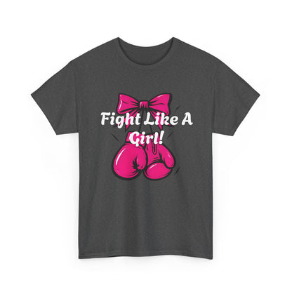 Empowering Fight Like A Girl Tee, Unisex Heavy Cotton Shirt, Fitness Gift, Inspirational Apparel, Strong Women T-Shirt, Breast Cancer [...]