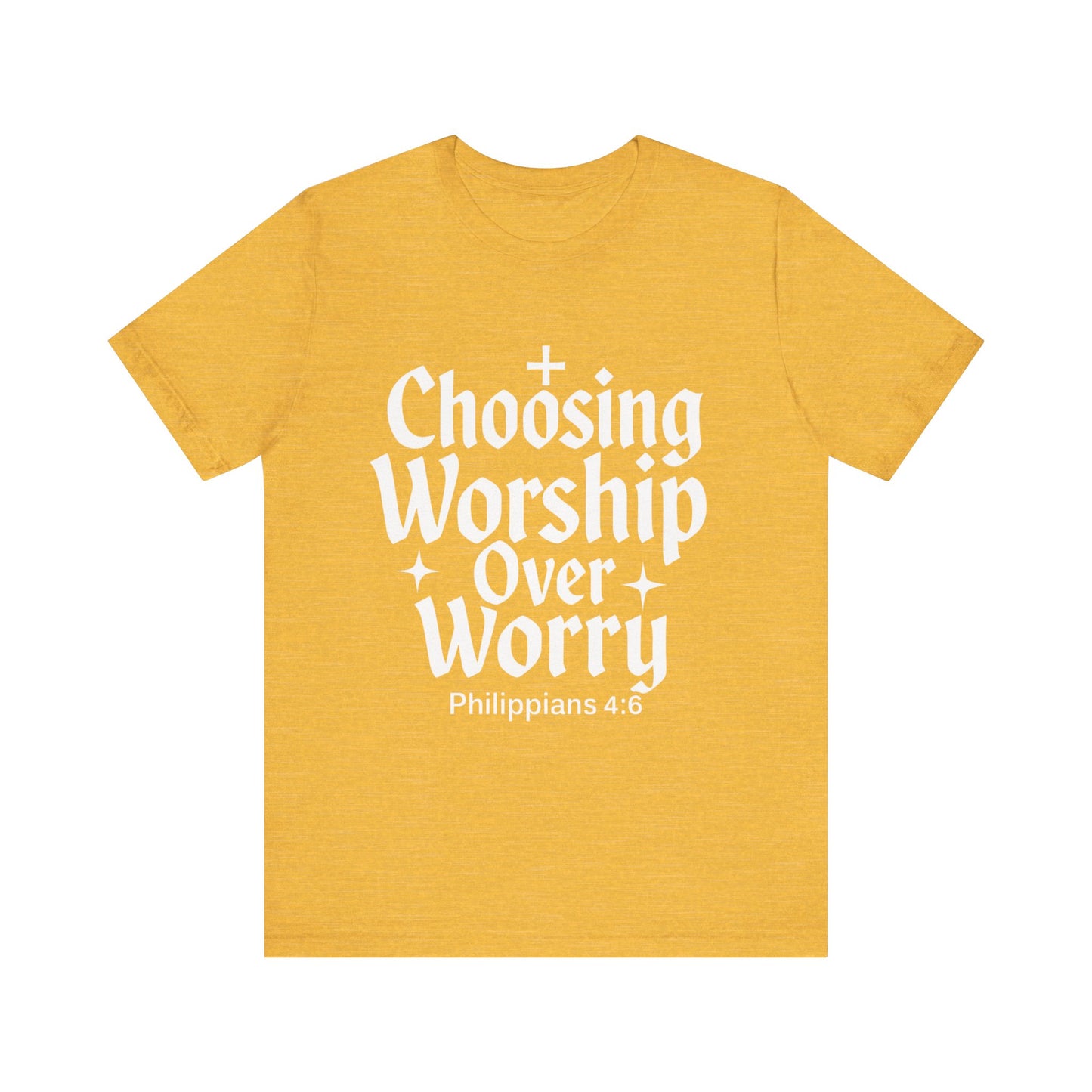 Faith-Inspired Unisex Tee: Choosing Worship Over Worry, Christian Apparel, Inspirational Gift, Spiritual T-Shirt, Everyday Wear, Gift [...]