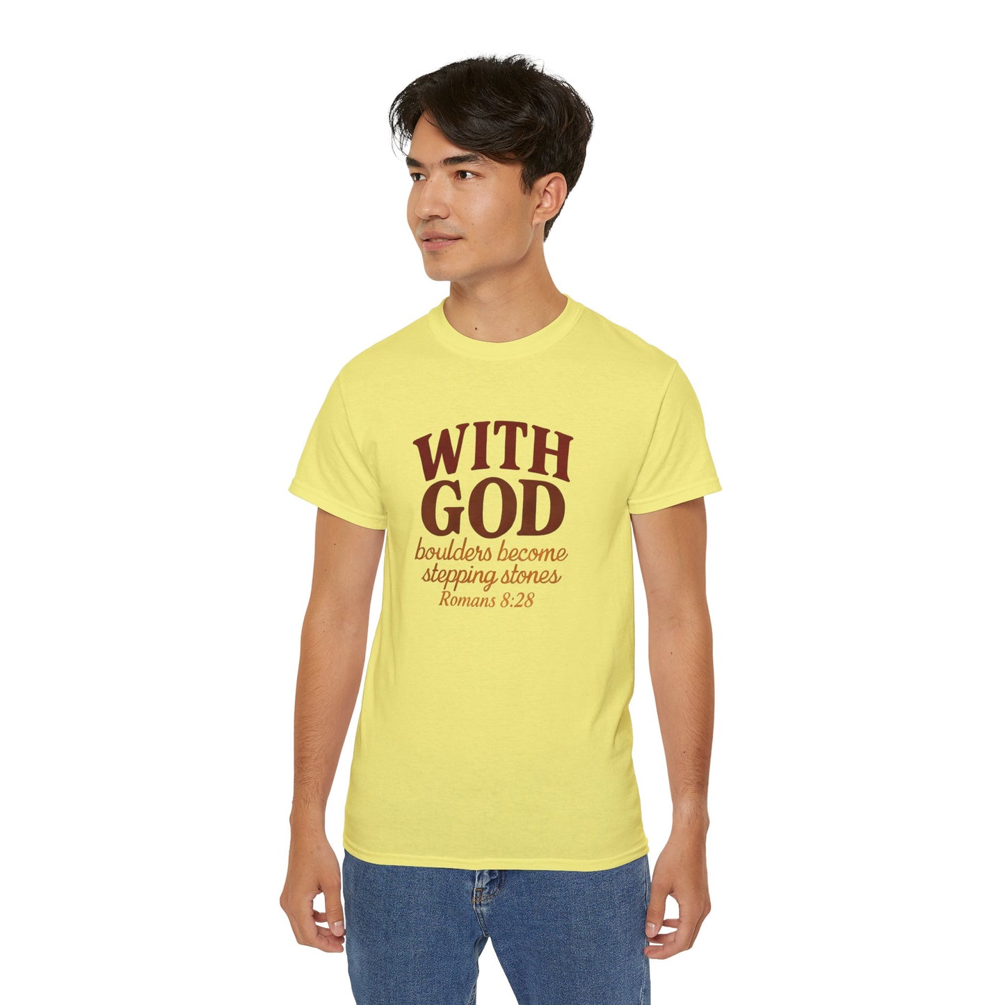 Faith-Inspired Unisex Tee, Inspirational T-Shirt, Spiritual Gift, Bible Verse Apparel, Christian Clothing, Everyday Wear