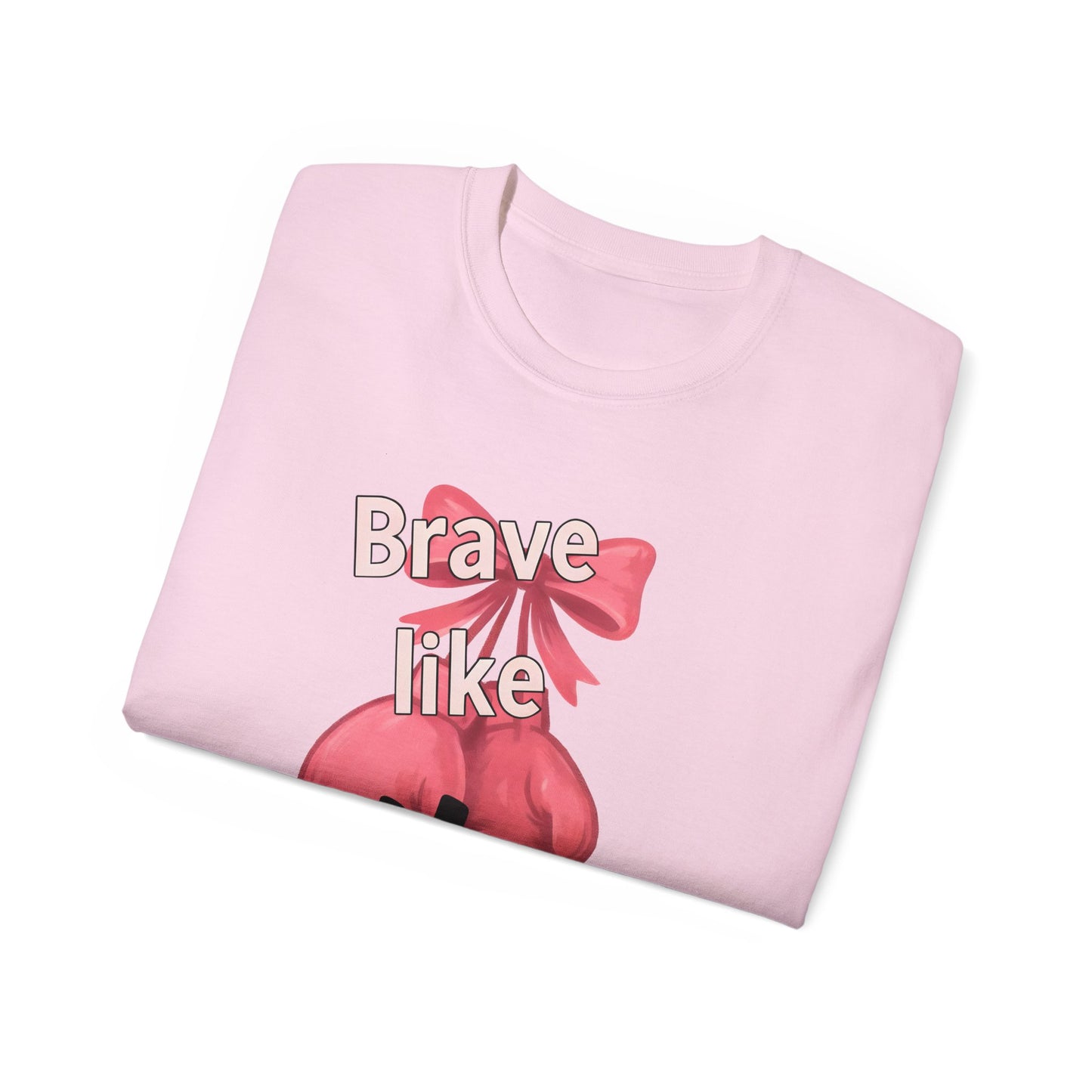 Brave Like Her Tee - Unisex Cotton Comfort, Empowerment Shirt, Gift for Women, Birthday Present, Inspirational Apparel, Everyday Wear