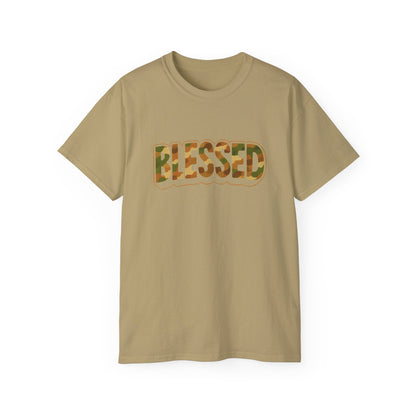 Blessed Unisex Ultra Cotton Tee - Casual T-Shirt for Faith, Inspirational Gift, Daily Wear, Christian Apparel, Spiritual Motivation