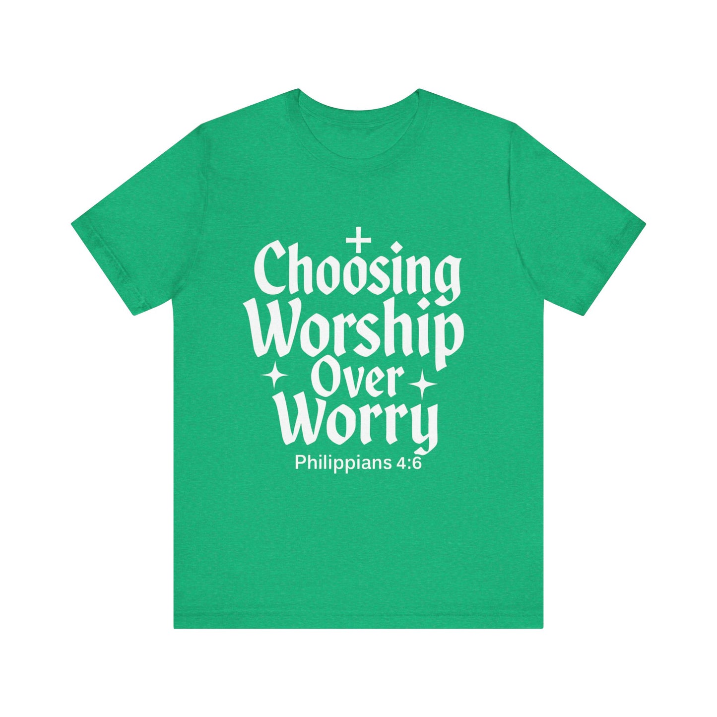 Faith-Inspired Unisex Tee: Choosing Worship Over Worry, Christian Apparel, Inspirational Gift, Spiritual T-Shirt, Everyday Wear, Gift [...]