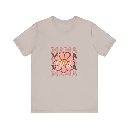 Chic Mama Graphic Tee, Floral Shirt for Moms, Mother's Day Gift, Casual Wear, Trendy Outfit, Birthday Present