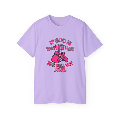 Empowering Boxing Quote Tee, Inspirational Unisex Shirt, Motivational Gift, Fitness Apparel, Women's Empowerment T-shirt