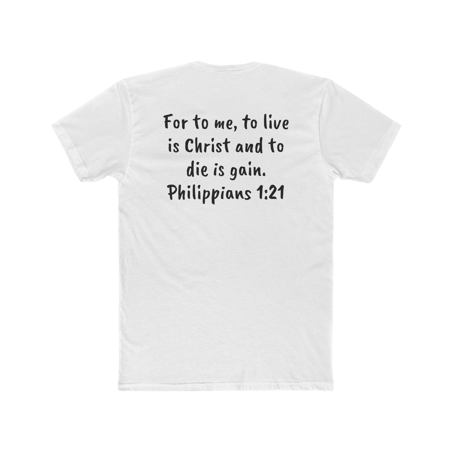 Faith-Inspired Unisex Cotton Tee, Christian Apparel, Inspirational Shirt, Gift for Believers, Bible Verse Tee, Casual Wear