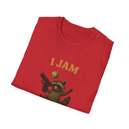 Funny Raccoon “I Jam But My Glock Don't” T-Shirt