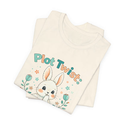 Easter Bunny 'Plot Twist: Jesus Won' Graphic Tee