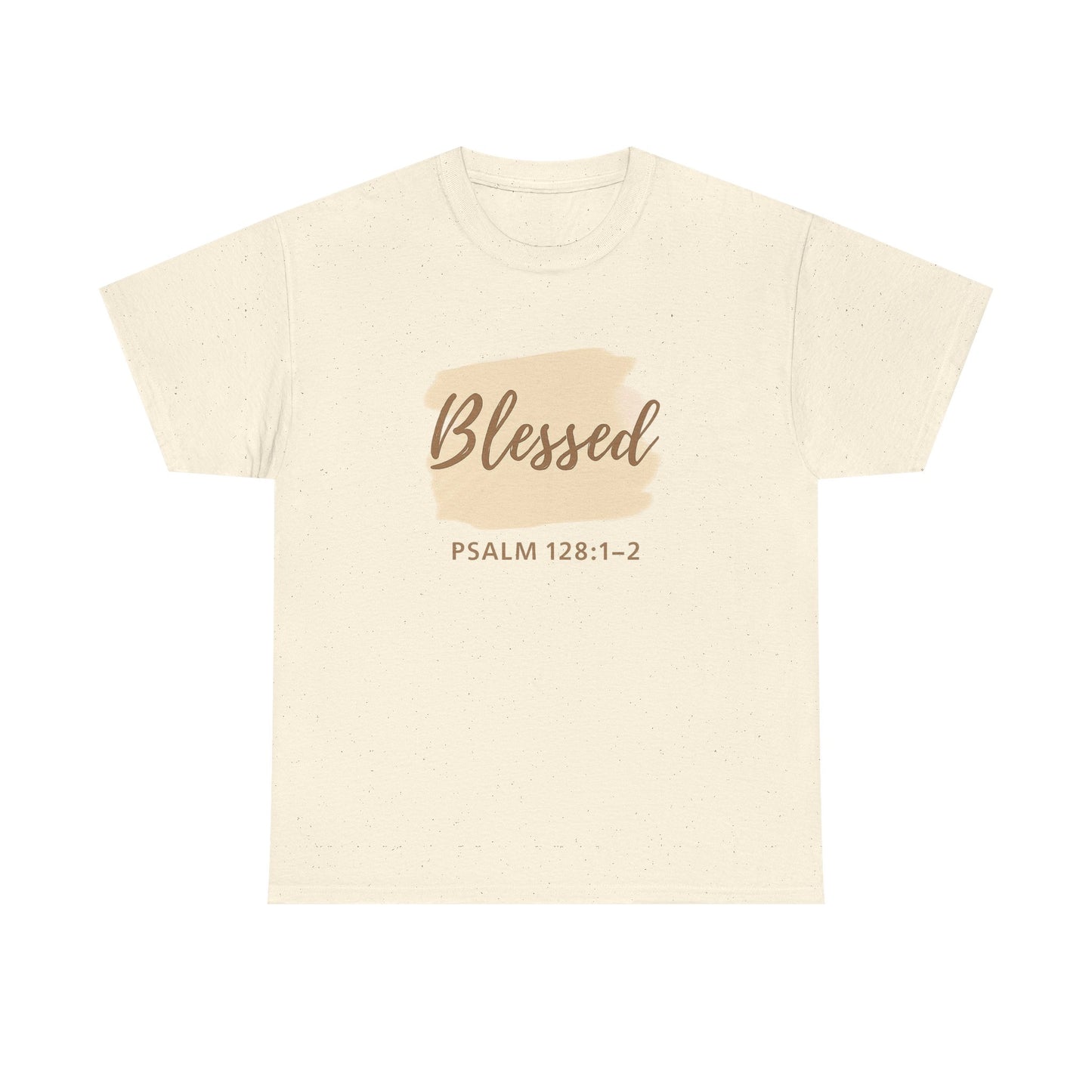 Blessed Unisex Heavy Cotton Tee, Inspirational Shirt, Faith-Based Apparel, Christian Gift, Everyday Casual Wear