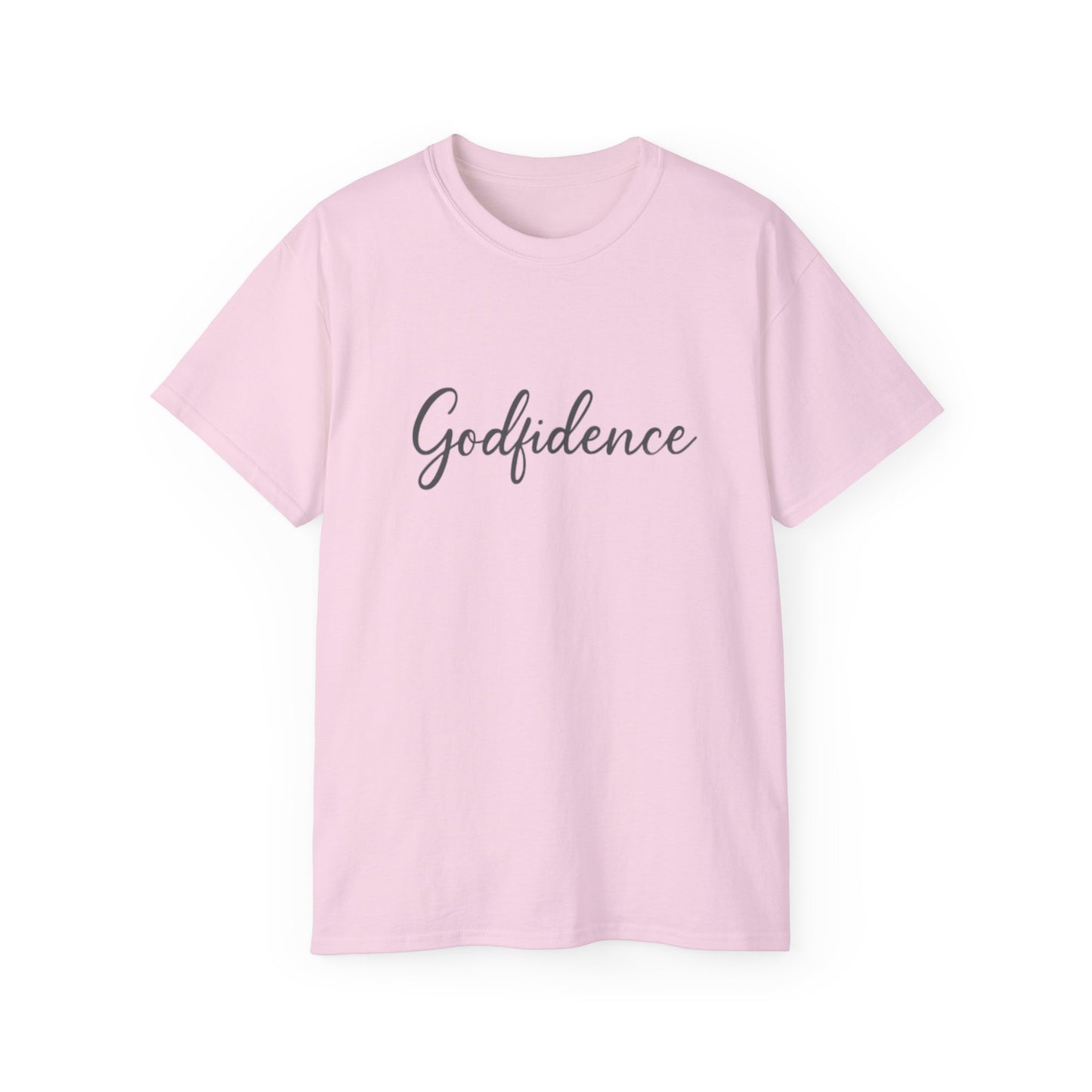 Godfidence Unisex Ultra Cotton Tee - Inspirational T-Shirt, Motivational Gift, Faith Apparel, Spiritual Wear, Casual Top