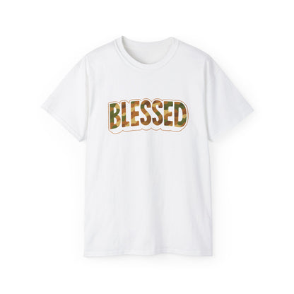 Blessed Unisex Ultra Cotton Tee - Casual T-Shirt for Faith, Inspirational Gift, Daily Wear, Christian Apparel, Spiritual Motivation