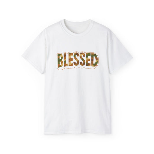 Blessed Unisex Ultra Cotton Tee - Casual T-Shirt for Faith, Inspirational Gift, Daily Wear, Christian Apparel, Spiritual Motivation