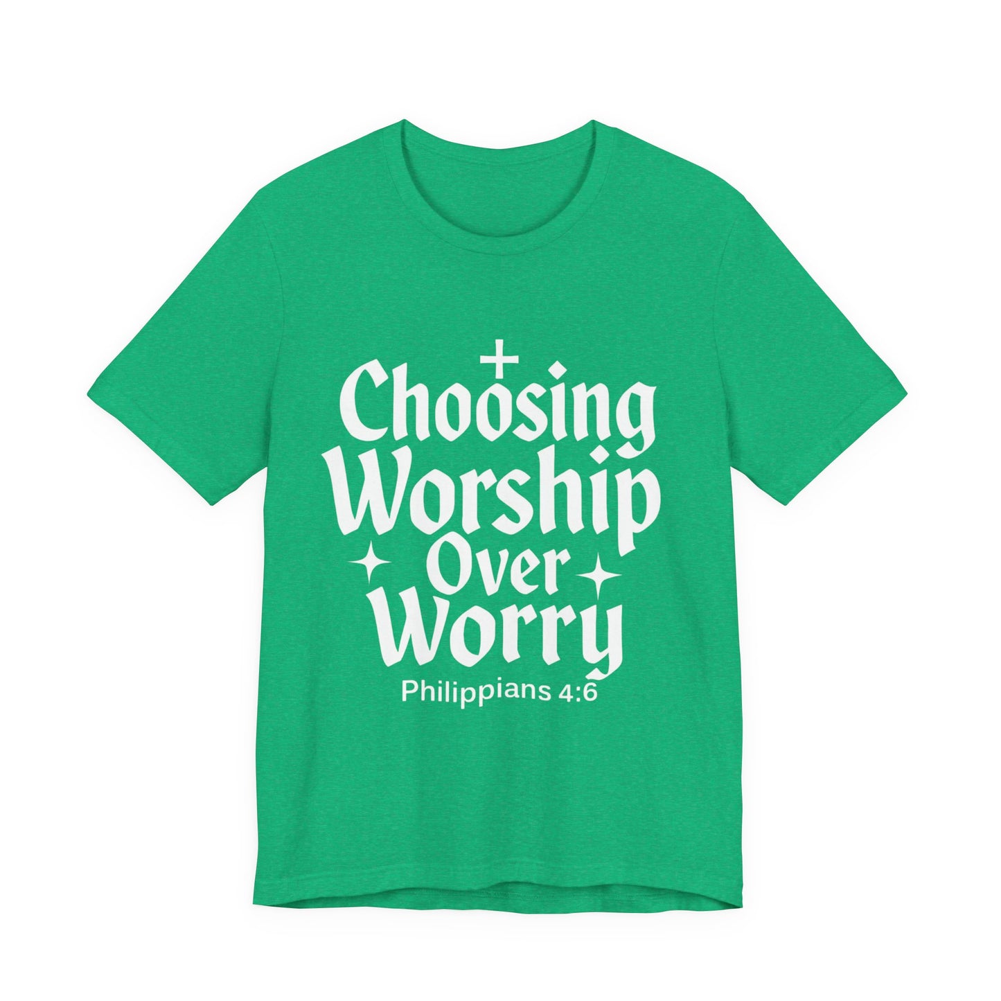 Faith-Inspired Unisex Tee: Choosing Worship Over Worry, Christian Apparel, Inspirational Gift, Spiritual T-Shirt, Everyday Wear, Gift [...]