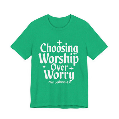 Faith-Inspired Unisex Tee: Choosing Worship Over Worry, Christian Apparel, Inspirational Gift, Spiritual T-Shirt, Everyday Wear, Gift [...]