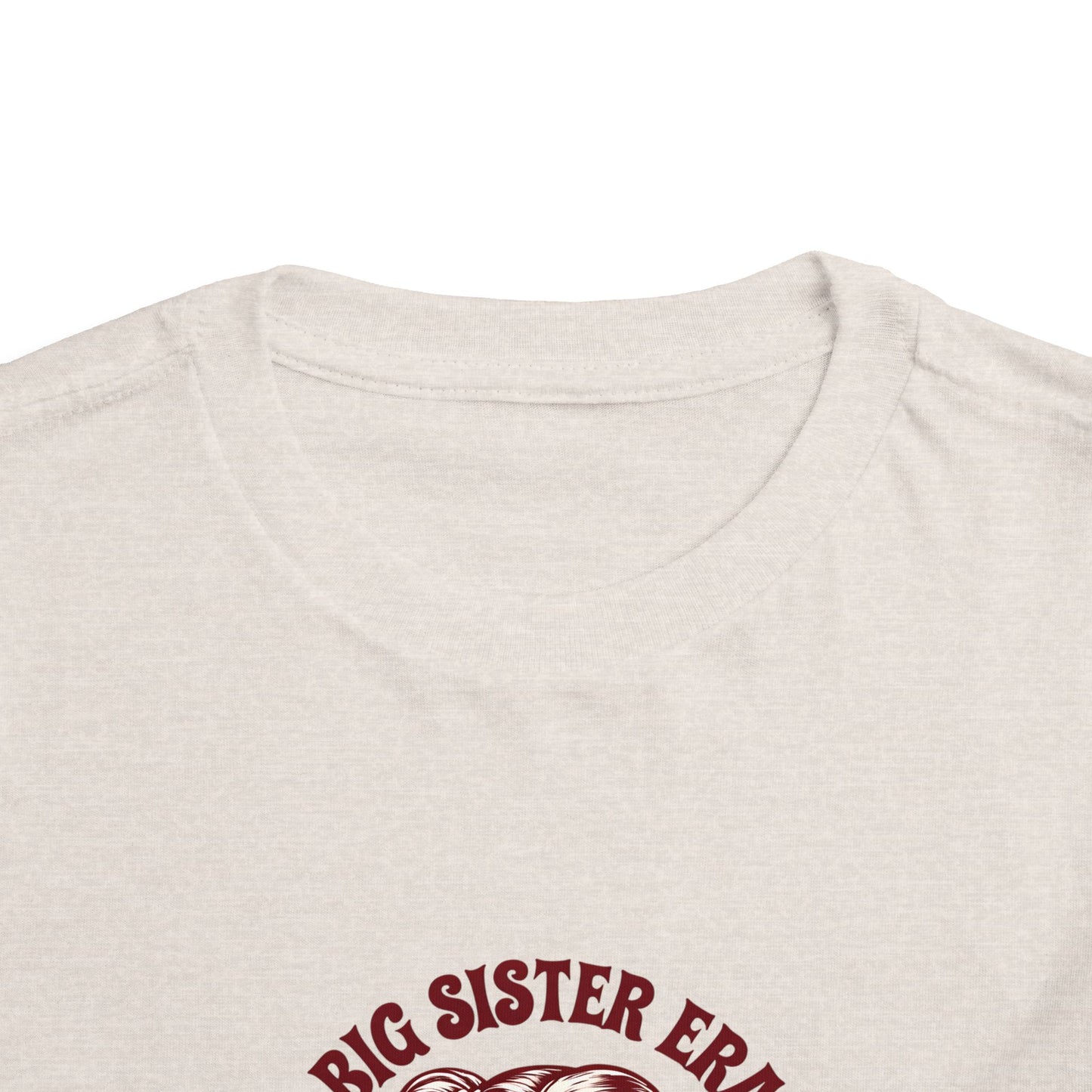 Cute Toddler Short Sleeve Tee - Big Sister Era Shirt for Proud Siblings, Birthday Gift, Family Gatherings, Fun Summer Wear, Toddler Outfit