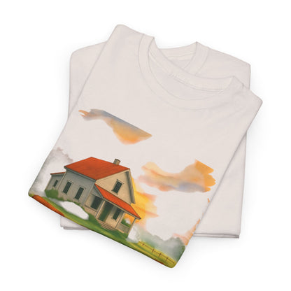 Home is Where the Herd Is Tee, Unisex Cotton Tee, Farmhouse Style Shirt, Gift for Animal Lovers, Casual Wear, Country Life Apparel