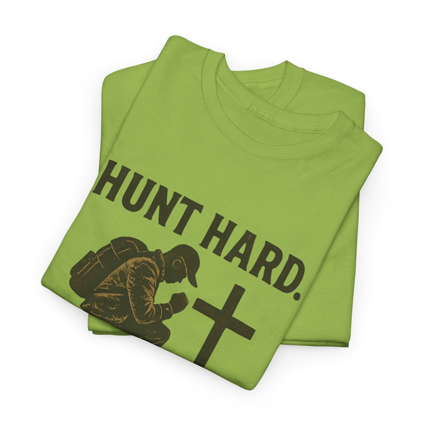 Hunting Inspirational Tee, Unisex Heavy Cotton Shirt, Gift for Hunters, Outdoor Apparel, Motivational T-Shirt
