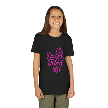 Daughter of the King Youth Tee, Faith Inspired T-Shirt, Christian Apparel for Kids, Birthday Gift, Scripture Tee, Encouraging Youth Shirt