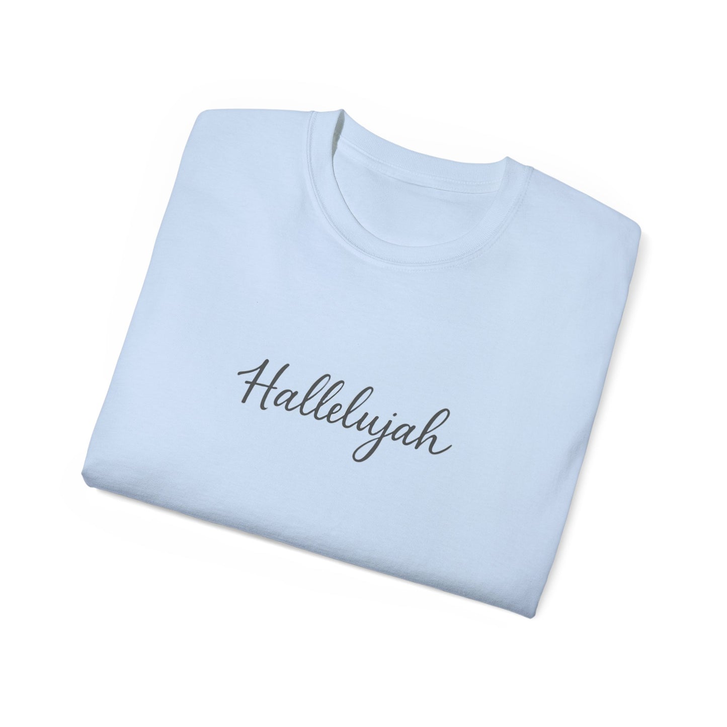 Hallelujah Unisex Ultra Cotton Tee - Casual Graphic Shirt, Faith-Based Apparel, Gifts for Christian Friends, Spring Fashion, [...]