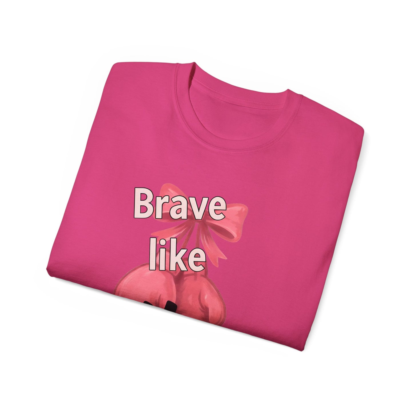 Brave Like Her Tee - Unisex Cotton Comfort, Empowerment Shirt, Gift for Women, Birthday Present, Inspirational Apparel, Everyday Wear