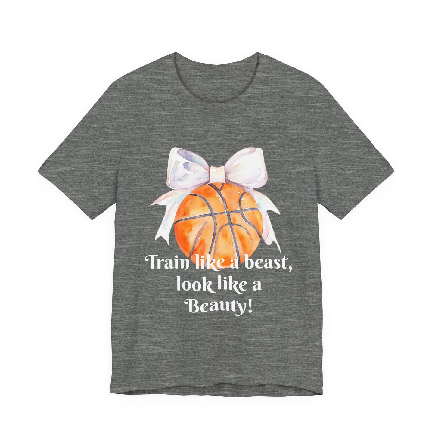 Train Like a Beast Unisex Tee - Basketball Motivation Shirt, Sportswear, Fitness Gift, Workout Apparel, Activewear