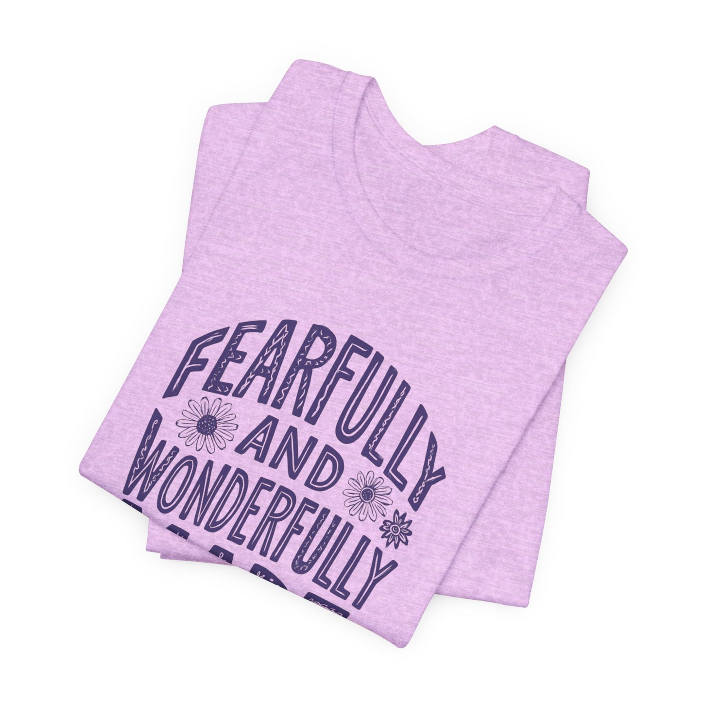 Fearfully and Wonderfully Made T-Shirt | Unisex Inspirational Tee, Faith-Based Apparel, Gift for Encouragement, Everyday Wear, [...]