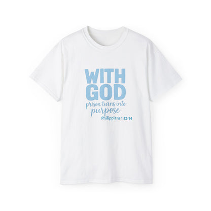 Inspirational Faith Tee, Unisex Ultra Cotton Tee, Christian T-Shirt, Bible Verse Shirt, Gift for Believers, Casual Everyday Wear