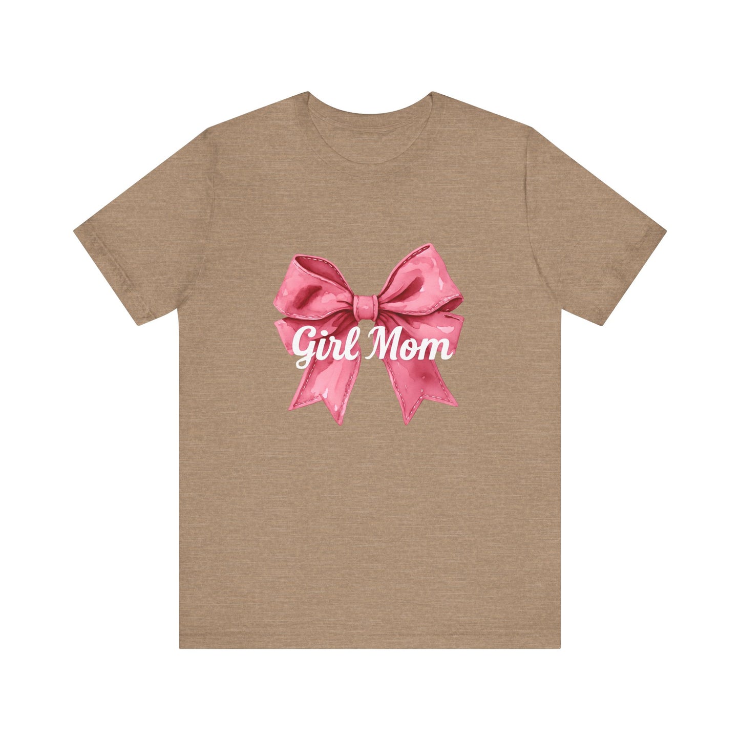 Cute Girl Mom T-Shirt | Unisex Jersey Tee for Moms, Mother's Day Gift, Family Matching Outfits, Birthday Present, Gift for Her