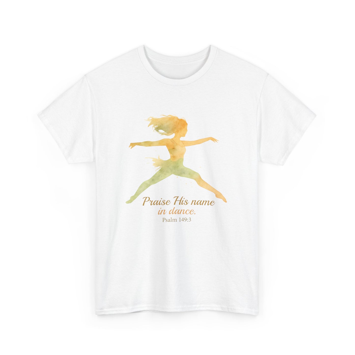 Inspirational Yoga Tee - Praise His Name, Unisex Cotton T-Shirt, Fitness Gift, Spiritual Workout Top, Mindfulness Apparel
