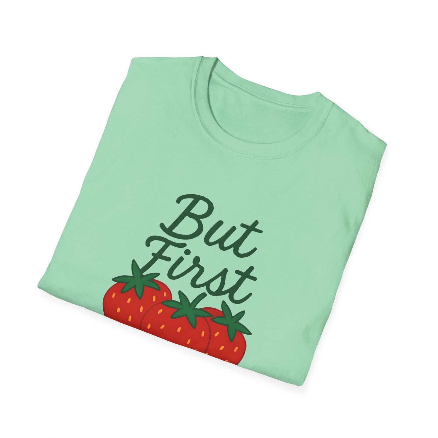 Strawberry Prayer Unisex T-Shirt, Comfortable Tee, Gift for Faith, Casual Wear, Summer Outfit, Church Event Shirt