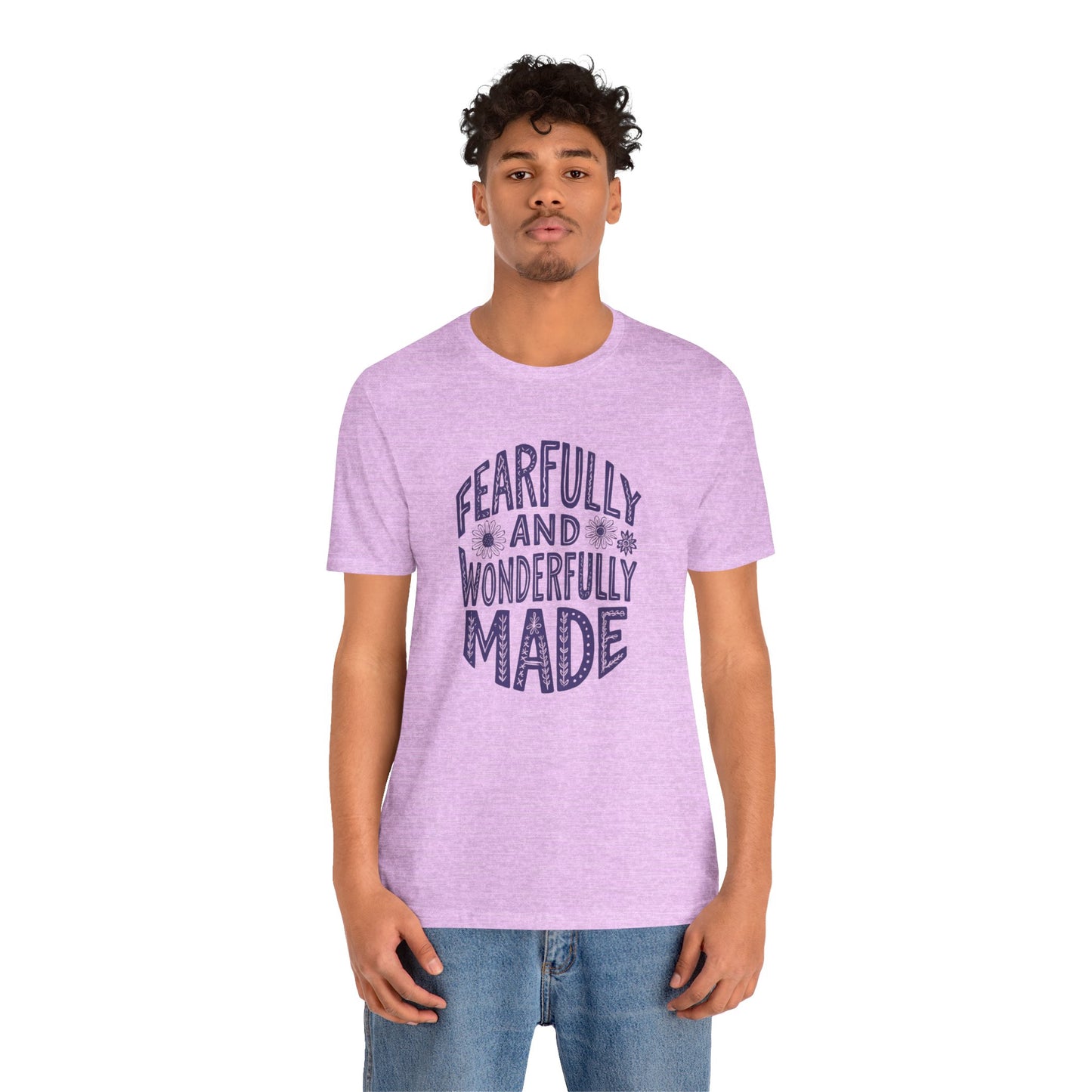 Fearfully and Wonderfully Made T-Shirt | Unisex Inspirational Tee, Faith-Based Apparel, Gift for Encouragement, Everyday Wear, [...]