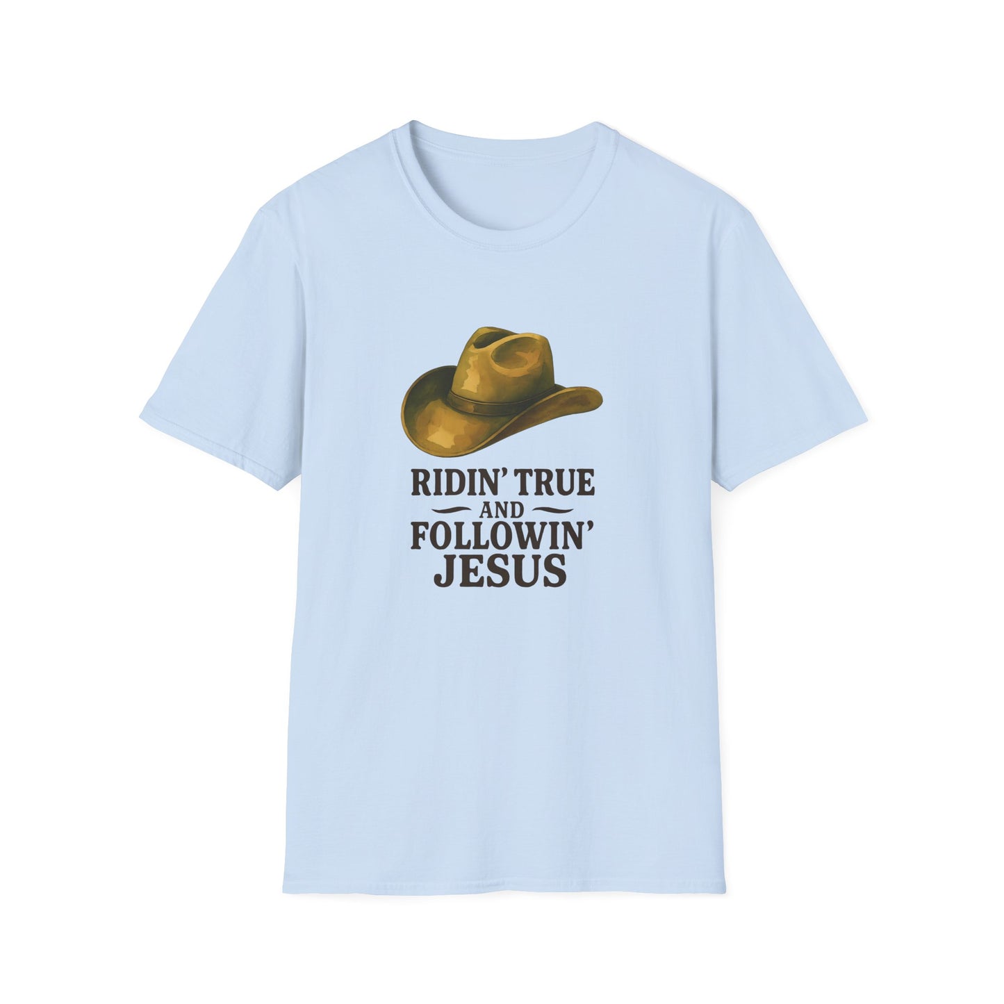 Faith-Inspired Cowboy T-Shirt | Unisex Tee for Country Lovers | Perfect for Casual Outings, Church Events, and Gifts