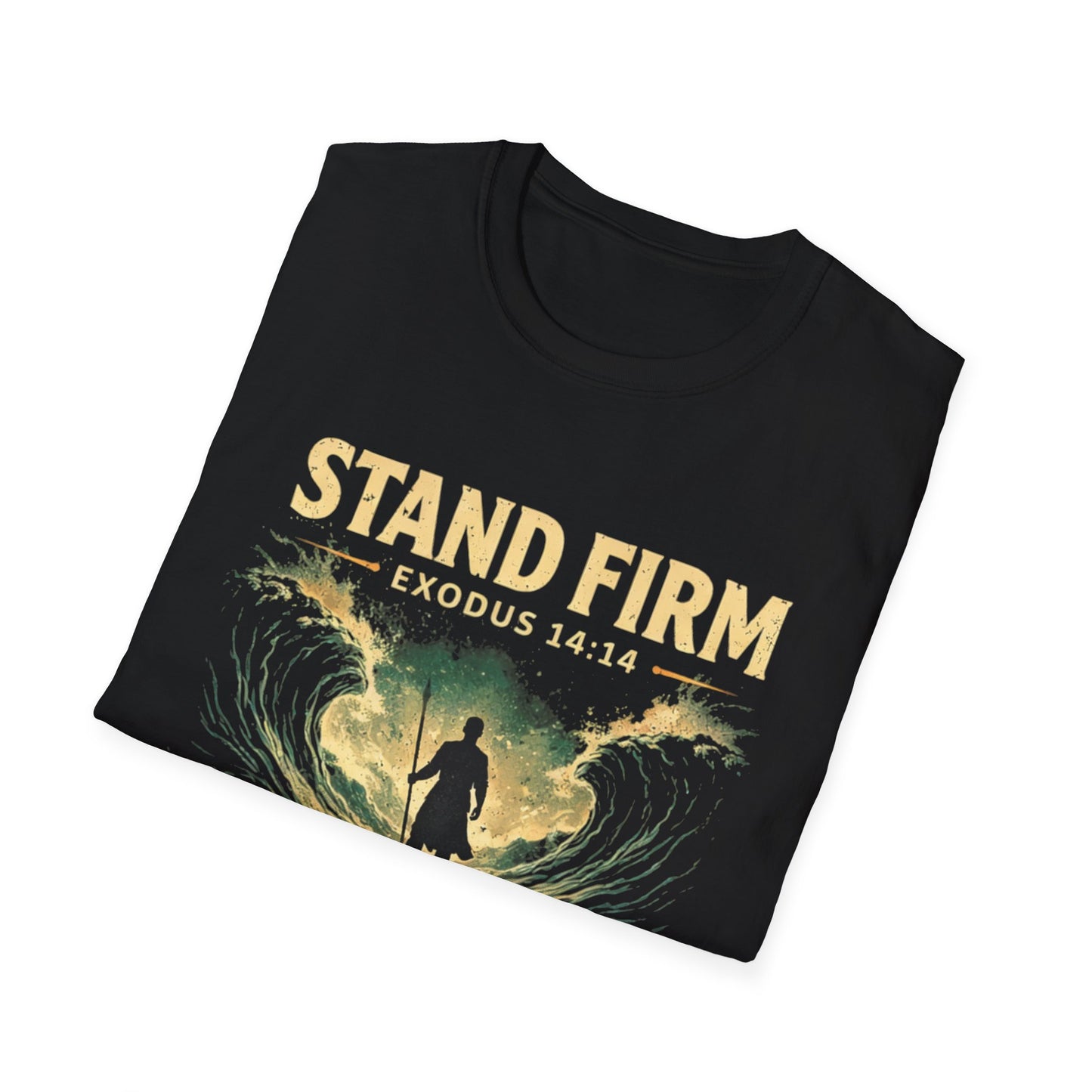 Stand Firm Exodus 14:14 T-Shirt — Christian Faith Inspirational Tee