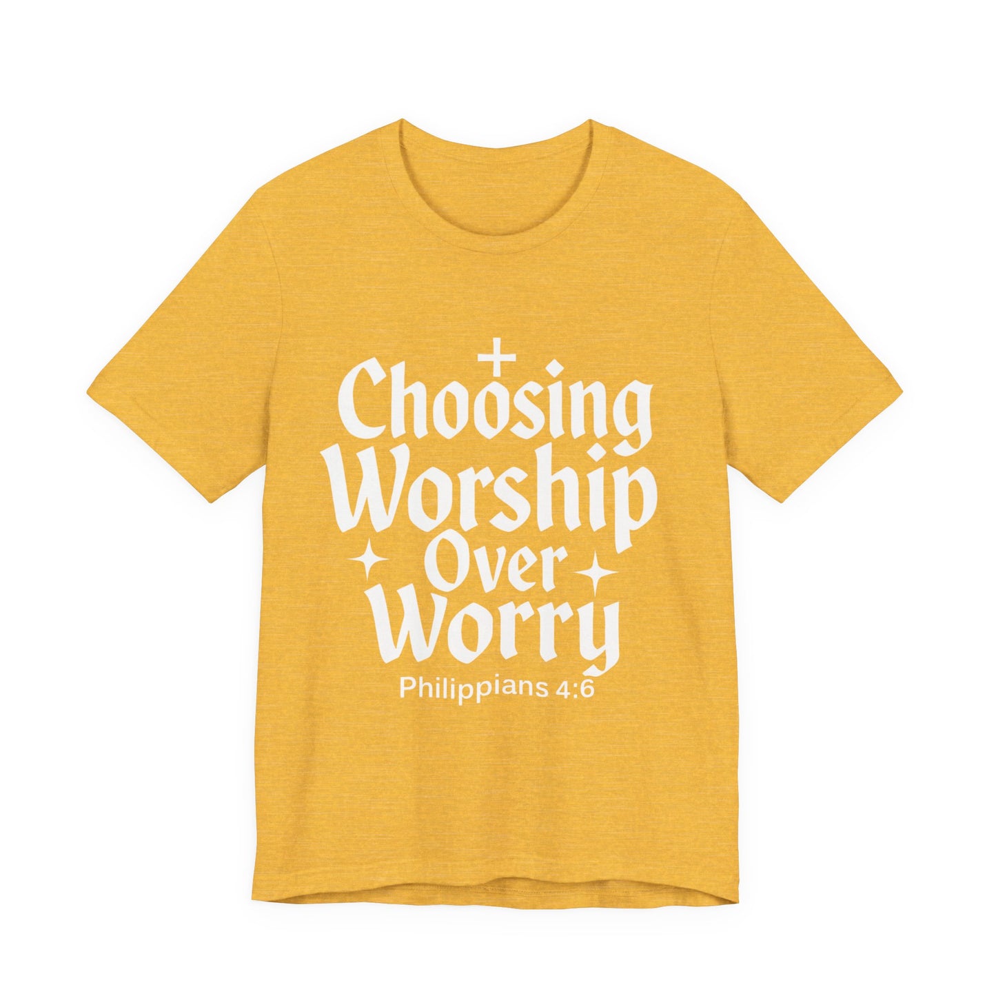 Faith-Inspired Unisex Tee: Choosing Worship Over Worry, Christian Apparel, Inspirational Gift, Spiritual T-Shirt, Everyday Wear, Gift [...]
