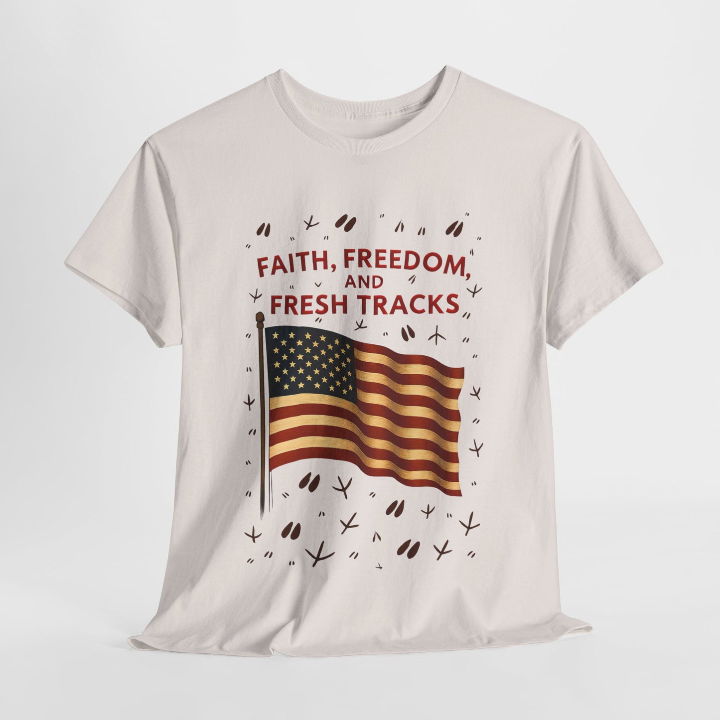 Patriotic Freedom Tee | Unisex Heavy Cotton T-Shirt, Independence Day Wear, Gift for Patriots, Summer Casual Top, American Spirit Apparel