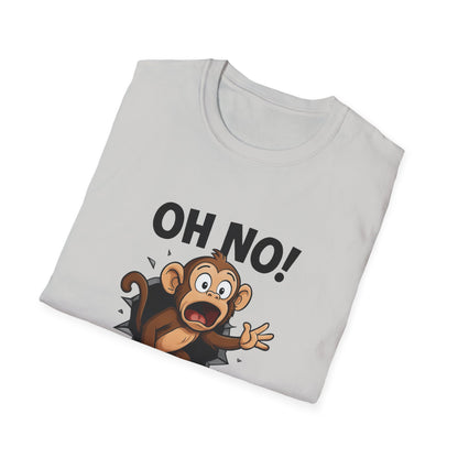 Funny Monkey T-Shirt, Family Reunion Gift, Birthday Humor Shirt, Animal Lover Apparel, Casual Wardrobe Staple