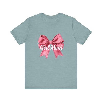 Cute Girl Mom T-Shirt | Unisex Jersey Tee for Moms, Mother's Day Gift, Family Matching Outfits, Birthday Present, Gift for Her