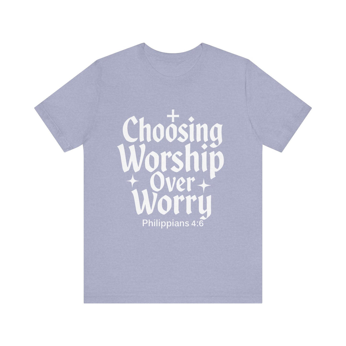 Faith-Inspired Unisex Tee: Choosing Worship Over Worry, Christian Apparel, Inspirational Gift, Spiritual T-Shirt, Everyday Wear, Gift [...]