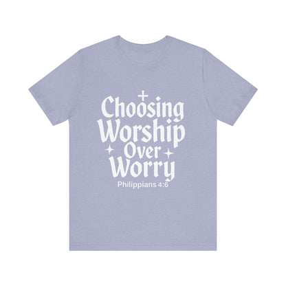 Faith-Inspired Unisex Tee: Choosing Worship Over Worry, Christian Apparel, Inspirational Gift, Spiritual T-Shirt, Everyday Wear, Gift [...]