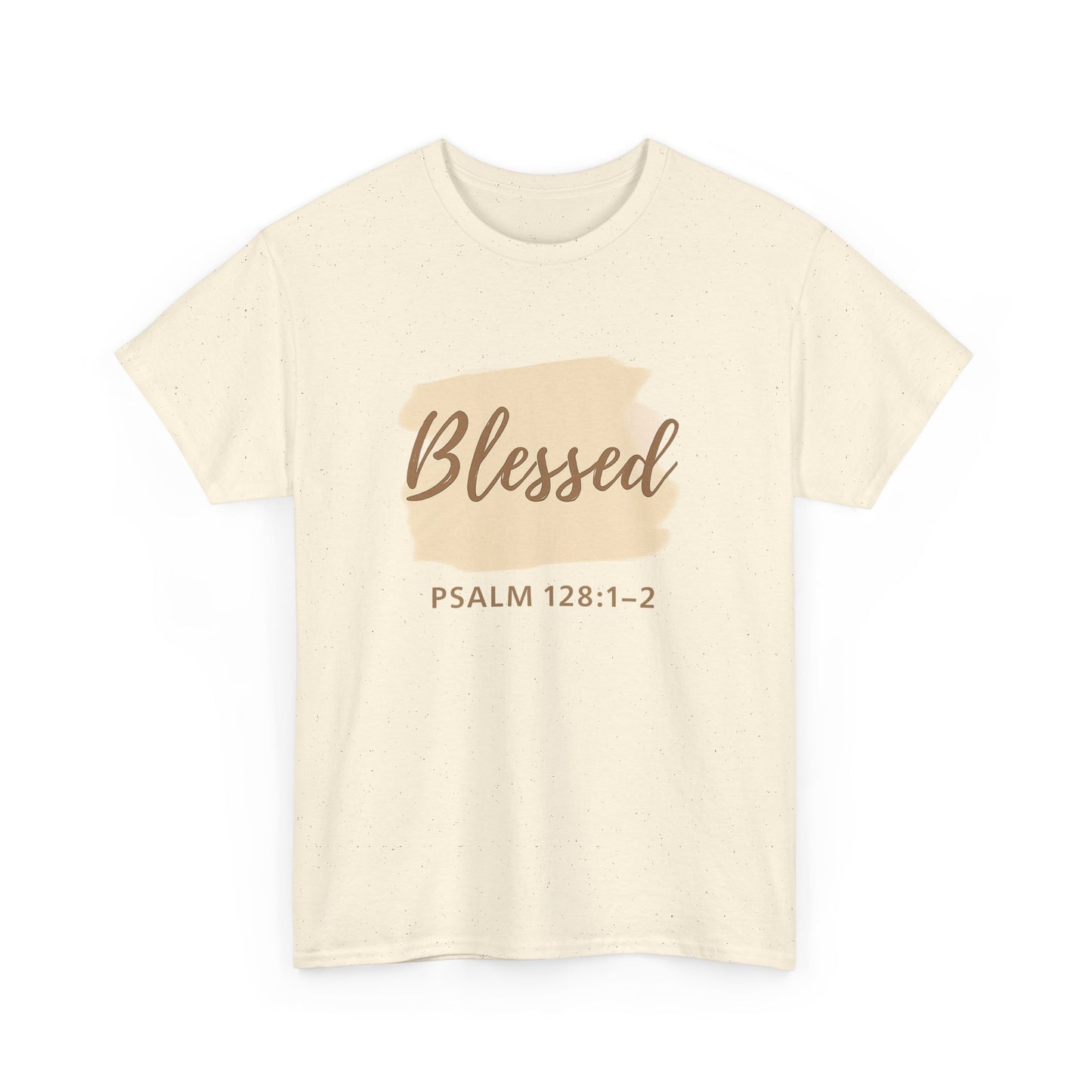 Blessed Unisex Heavy Cotton Tee, Inspirational Shirt, Faith-Based Apparel, Christian Gift, Everyday Casual Wear