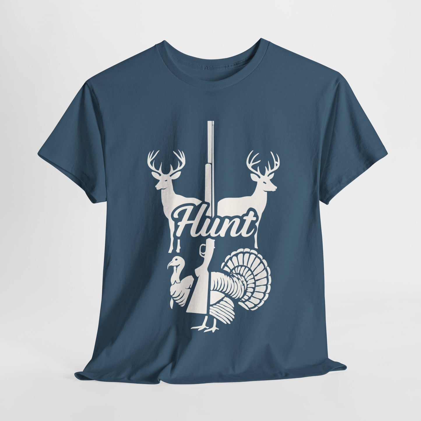 Unisex Heavy Cotton Tee - Hunt Design, Perfect for Outdoors Lovers, Hunting Season, Casual Wear, Gift for Hunters