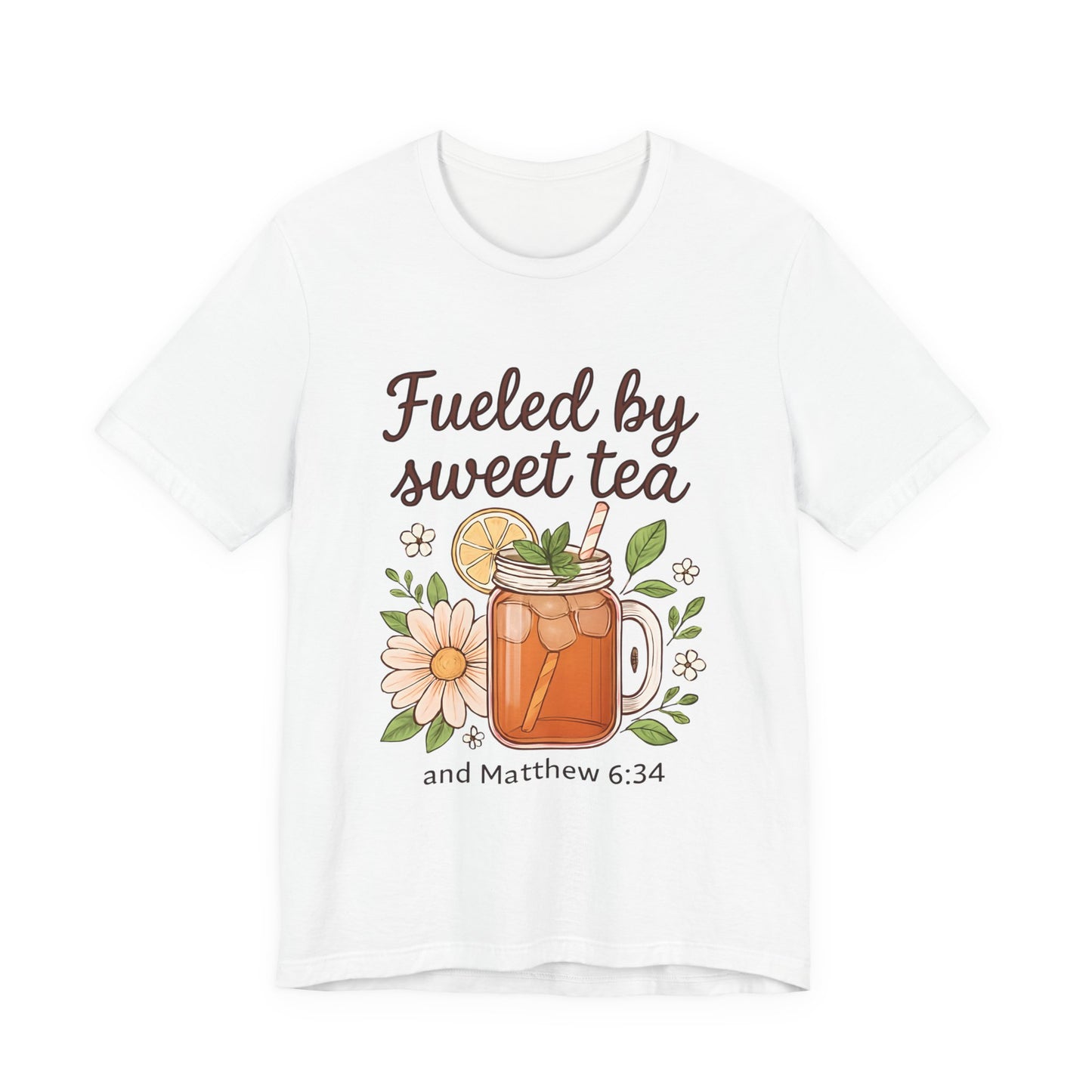 Sweet Tea Inspired Unisex Tee | Perfect for Summer Gatherings, Gifts for Tea Lovers, Relaxed Style, Casual Wear, Bible Verse Shirt