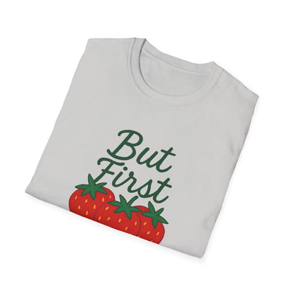 Strawberry Prayer Unisex T-Shirt, Comfortable Tee, Gift for Faith, Casual Wear, Summer Outfit, Church Event Shirt