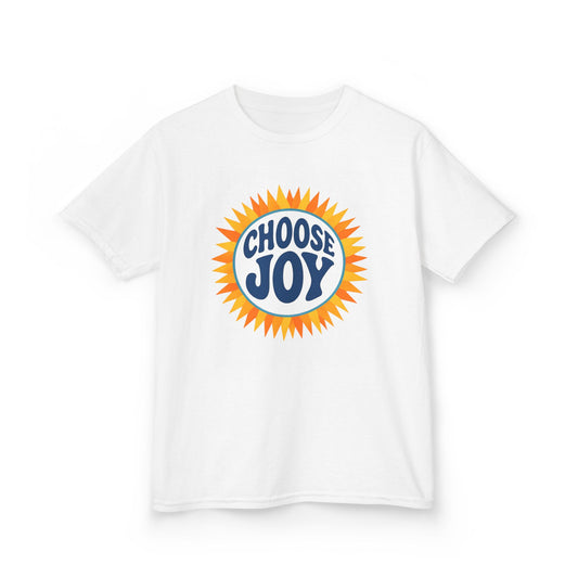 Kids Choose Joy Tee - Fun Cotton Kids T-Shirt, Positive Vibes, Birthday Gift, Youth Apparel, Everyday Wear, Summer Style