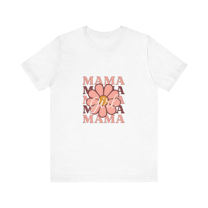 Chic Mama Graphic Tee, Floral Shirt for Moms, Mother's Day Gift, Casual Wear, Trendy Outfit, Birthday Present
