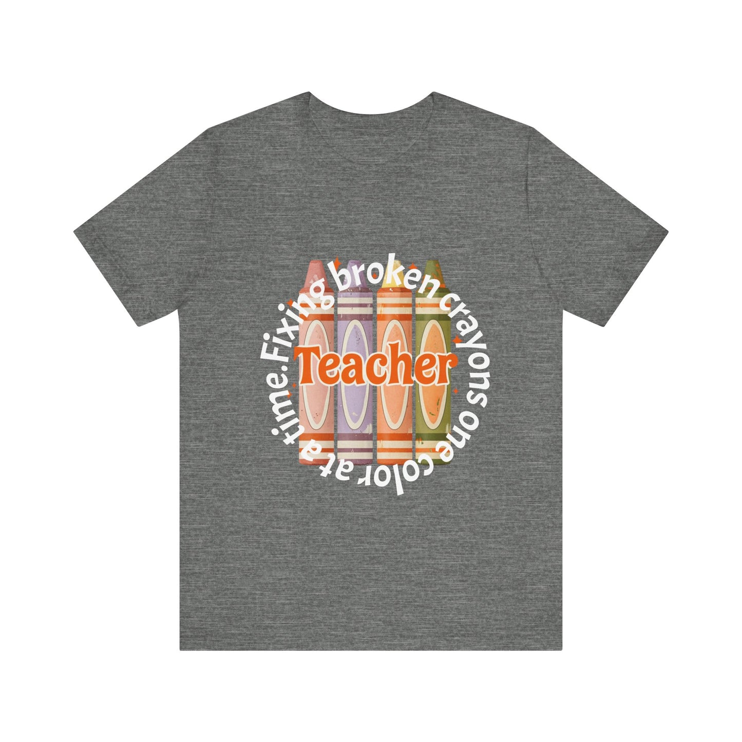 Colorful Teacher T-Shirt - Perfect Gift for Educators, School Events, Teacher Appreciation, Back to School, Fun Classroom Wear