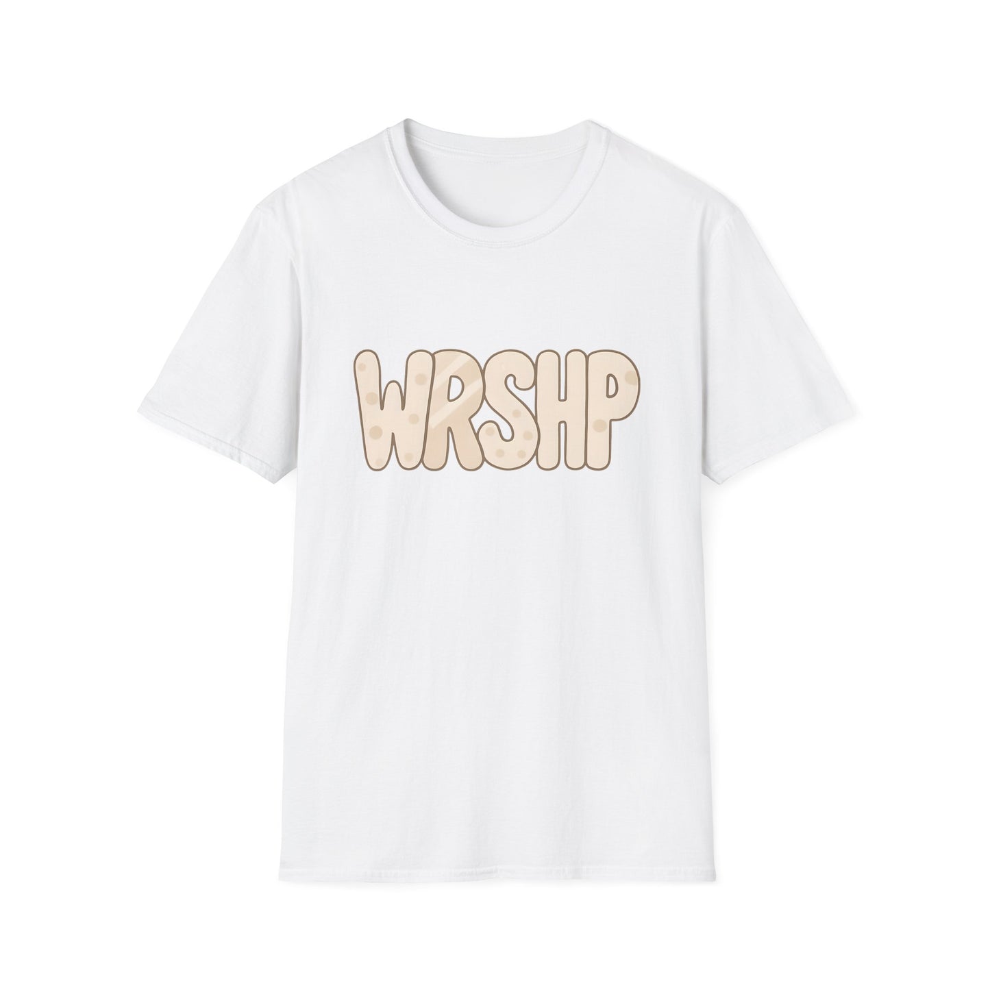 Stylish WRSHp Unisex Softstyle T-Shirt, Casual Tee, Graphic Shirt, Faith-Based Wear, Gift for Friends, Everyday Style