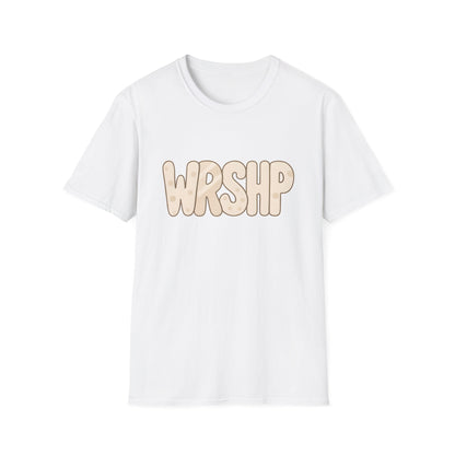 Stylish WRSHp Unisex Softstyle T-Shirt, Casual Tee, Graphic Shirt, Faith-Based Wear, Gift for Friends, Everyday Style