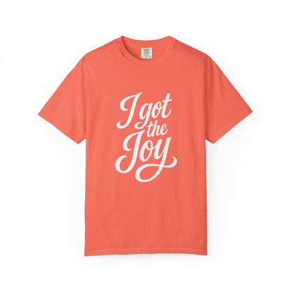 Joyful Unisex Garment-Dyed T-Shirt, Colorful Positive Vibe Tee, Perfect for Casual Wear, Gifts for Friends, Summer Celebrations, [...]
